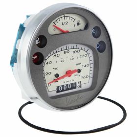 Contachilometri PIAGGIO 160km/h grigio/crema cavo incluso per PX80-200E PK50-125S