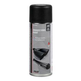 Peinture en aérosol Pilot  pour pots d'échappement 400ml Noir Mat