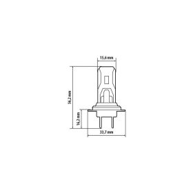 LED Conversion Kit Pilot Halo Led Cyber Series H7 22W 12V PX26d 2 pcs