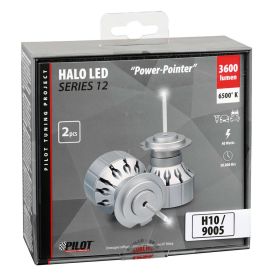 LED Conversion Kit Pilot Halo Series 12 H10-HB3 9005 40W 9/32V P20d 2pcs