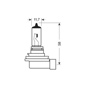 Halogen Lamp Pilot Blu-Xe H8 35W 12V PGJ19-1 2 pcs