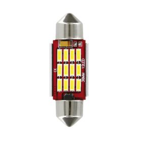 LED Pilot Lamp Series 10/3V 12 SMD C5W 12x36 mm SV8.5-8 White