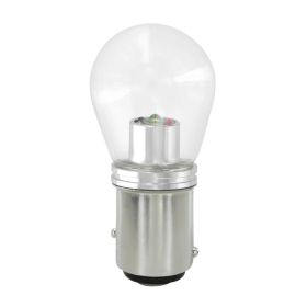 Pilot Mega-Led Lamp 16 9/32V 1 Smd x 16 chips P21/5W BAY15d 2 pcs White
