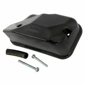 PINASCO Carburetor Bowl Cover Black Plastic Airbox 20% More Volume