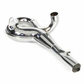 PINASCO Racing Exhaust in chrome steel right silencer for wide tire