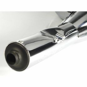 PINASCO Racing Exhaust in chrome steel right silencer for wide tire