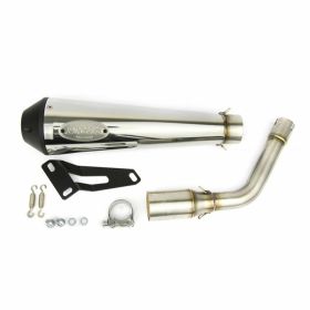 PINASCO Racing Exxy exhaust in stainless steel with catalyst and e-pass approval