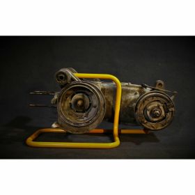 Rigid yellow engine mount support for PLC installation