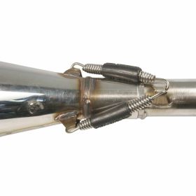 Marmitta racing PM X-Tech in acciaio inox con sede lambda