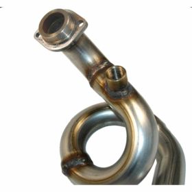 Marmitta PM Racing in acciaio inox con sede lambda