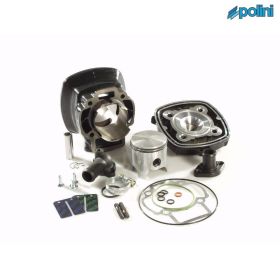 Cylindre POLINI Racing 68 cc en fonte 47 mm 2 segments avec culasse incluse
