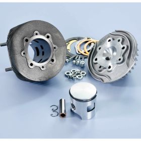 Cilindro POLINI Evolution 135 cc ghisa nodulare 6 travasi testa inclusa