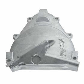 Couvercle d'embrayage en aluminium argent POLINI