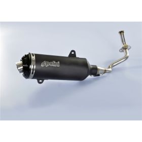 POLINI racing exhaust in black aluminum European approval
