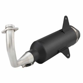 Échappement Racing POLINI SLIP-ON 190.0077 Acier Inoxydable Noir Capuchon en Carbone