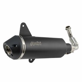 Silencieux POLINI Racing Slip-On en acier inoxydable embout en carbone homologué européen