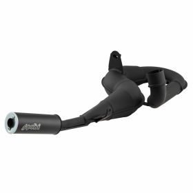 Silencieux de course POLINI en acier noir en aluminium pour pneus larges
