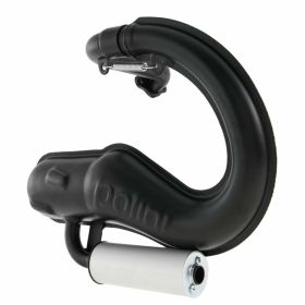 Silencieux POLINI Racing Banana en acier noir avec embout en aluminium 52 mm
