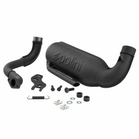 POLINI Original-Rennsportauspuff aus Stahl für 50cc Scooter