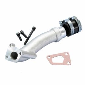 Collecteur POLINI CP 24/PHBL 24 passage 24mm carburateur 30mm 3 trous en caoutchouc