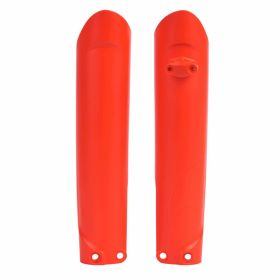 POLISPORT fork stanchion covers fluorescent orange