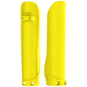 Coppia copristelli forcella POLISPORT giallo per Husqvarna