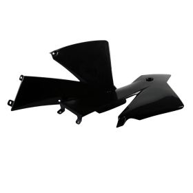Coppia fianchetti radiatore POLISPORT nero per Ktm