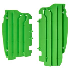 POLISPORT grüne Kühlergrillschutz für Kawasaki KX 450 F