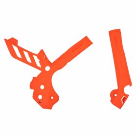 Kit protezioni telaio POLISPORT arancioni 8466500002 per Ktm