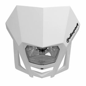 Maschera faro POLISPORT LMX bianco
