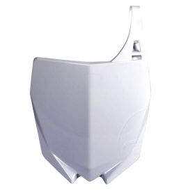 POLISPORT white number plate for Yamaha YZ