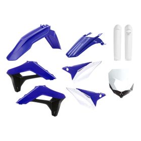 Kit plastique complet POLISPORT bleu/noir/blanc pour Sherco