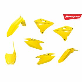 Kit 7 carene plastiche POLISPORT giallo per Suzuki RM