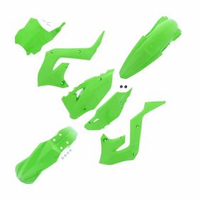 Kit completo plastiche POLISPORT verde per Kawasaki