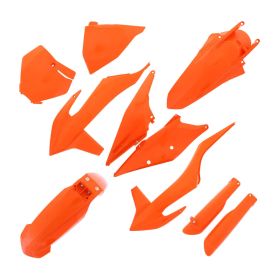 POLISPORT 10-teiliges oranges Kunststoff-Verkleidungskit für KTM SX-F
