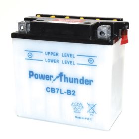 Batterie de moto Power Thunder YB7L-B2 12V/8Ah sans acide