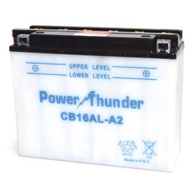 Power Thunder Motorradbatterie YB16AL-A2 12V/16Ah ohne Säure