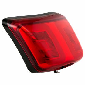 POWER1 Rotes LED-Rücklicht mit schwarzem Rand europäische Zulassung