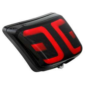 Fanale POWER1 LED con luce di arresto e indicatore vetro sfumato omologazione europea