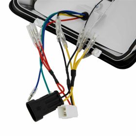 Fanale POWER1 LED con luce di arresto e indicatore vetro sfumato omologazione europea