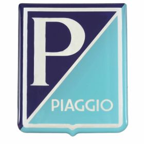 PREDIERE PIAGGIO Blaues Emblem zum Aufkleben 37x47 mm