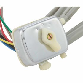 Steering column switch with polished cable at 7 angles