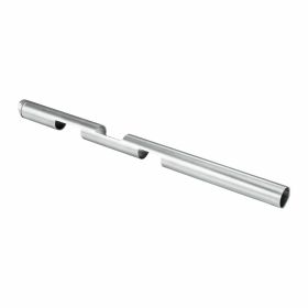318 mm Handlebar Sleeve Galvanized Steel 3 Slots for Clutch/Cable