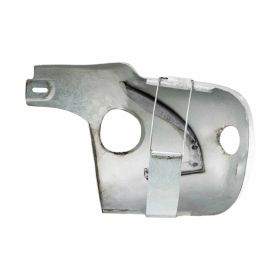 Oiled metal engine cover for protection and insulation