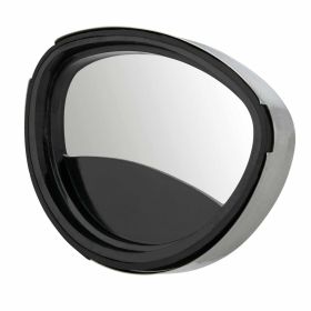 Kit de verre de compteur de vitesse 183541 60x82 mm cadre chromé 4 pièces