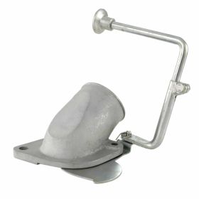 Collecteur en aluminium avec tige et bouton de démarrage