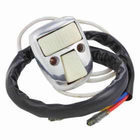 Premium-Blinker mit winkeligem Horn und enthaltenen weißen Drähten