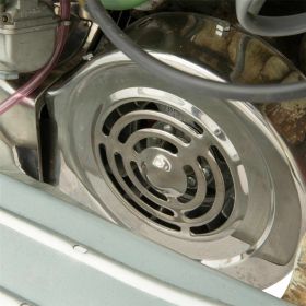 Copriventola PREMIUM in acciaio inox lucido