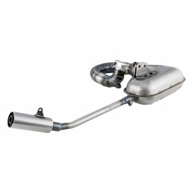 Échappement Silent Racing Clubsport en acier pour cylindre standard avec adaptateur