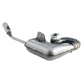Échappement Silent Racing Clubsport en acier pour cylindre standard avec adaptateur
